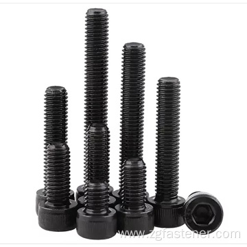 DIN912 black oxide hex head socket cap screw hex socket head screw